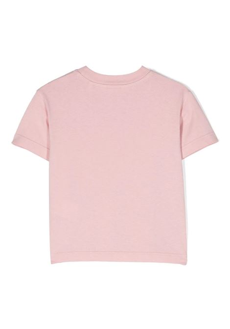 T-Shirt Rosa Con Logo PALM ANGELS KIDS | PGAA002F23JER0053410