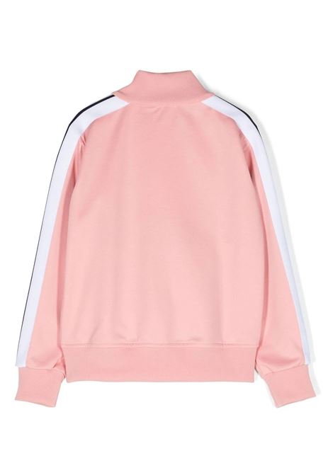 Pink Track Jacket with Zip and Logo PALM ANGELS KIDS | PGBD001C99FAB0013001