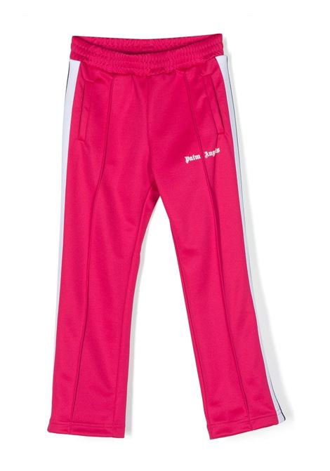 Fuchsia Track Trousers With Logo PALM ANGELS KIDS | PGCJ005C99FAB0013201
