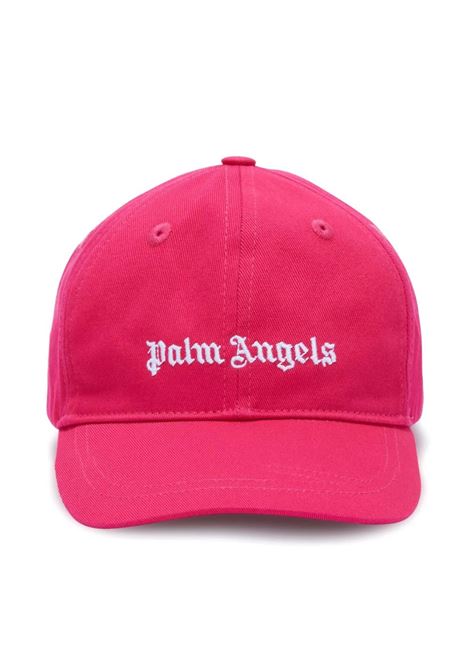 Fuchsia Baseball Hat With Logo PALM ANGELS KIDS | PGLB001C99FAB0013201