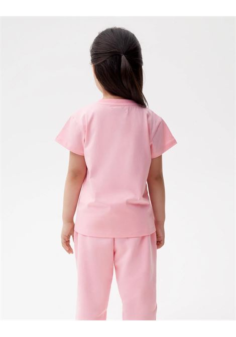 Pink Organic Cotton T-Shirt PANGAIA KIDS | 100002815003