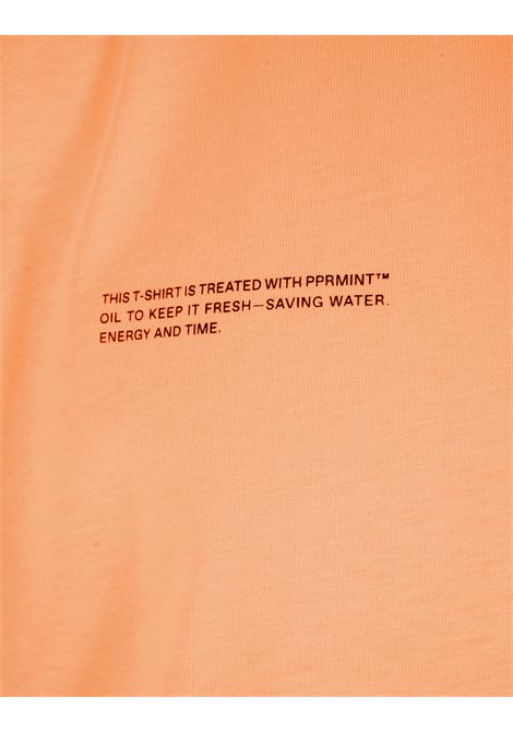 T-Shirt Core In Cotone Organico PPRMINT Arancione Unisex PANGAIA | 100002873342