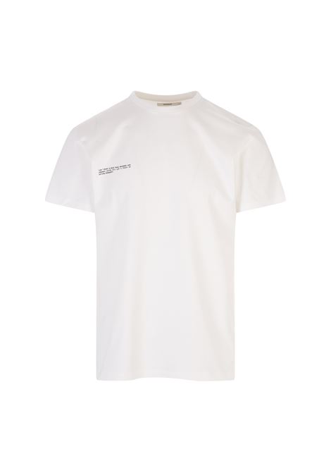 T-Shirt Core In Cotone Organico Off White Con C-FIBER PANGAIA | 100002880003