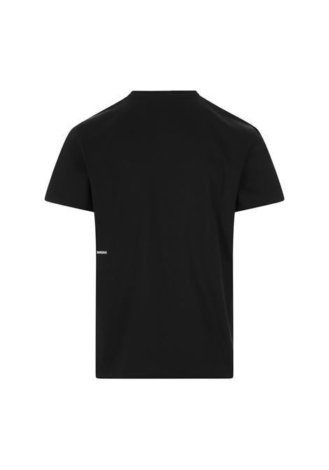 Black Organic Cotton Core T-Shirt with C-FIBER PANGAIA | 100002889868
