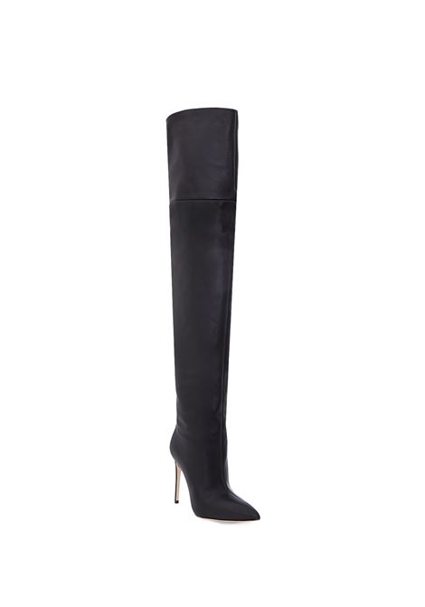 Black Nappa Cuissardes Boots PARIS TEXAS | PX512BLACK