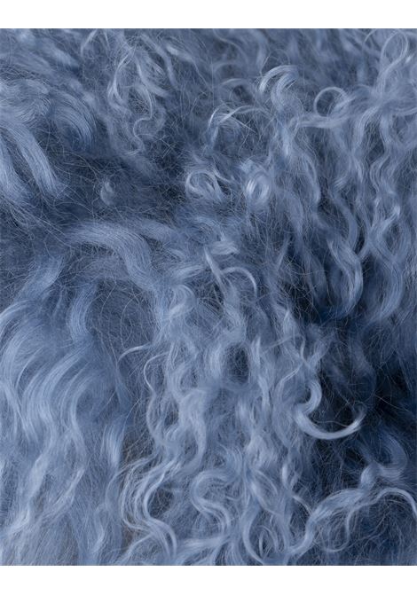 Light Blue Shearling Collar PAROSH | QUIBUS-D000523Y078