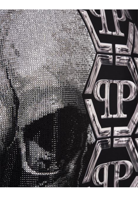 Skull And Plein Sweatshirt In Black PHILIPP PLEIN | FACCMJO1034PJO002N02