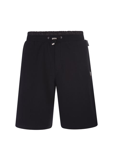 Black Shorts With PP Hexagon PHILIPP PLEIN | FACCMJT2044PJY002N02