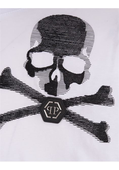 T-Shirt Skull&Bones Biancs PHILIPP PLEIN | FACCMTK6187PJY002N01