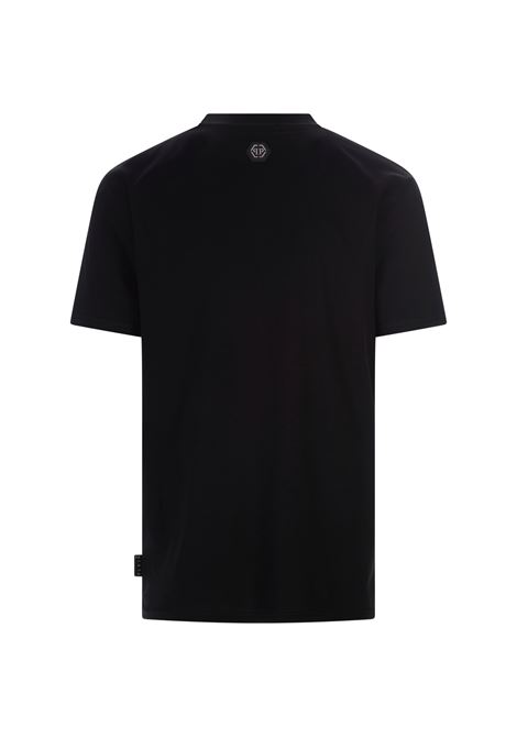 Black PP Glass T-Shirt PHILIPP PLEIN | FACCMTK6275PJY002N02