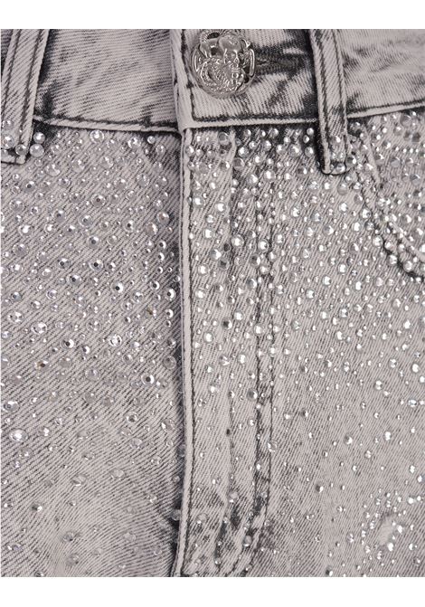 Boyfriend Jeans In London Sky Denim With Crystals PHILIPP PLEIN | FACCWDT2261PDE004N10LS