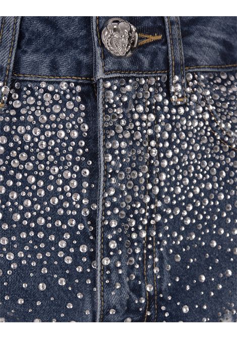 Jeans Boyfriend In Denim New Baroque Blue Con Cristalli PHILIPP PLEIN | FACCWDT2261PDE004N14NQ