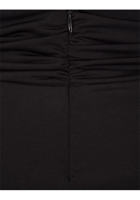 Black Body Top With Padded Shoulders PHILIPP PLEIN | FACCWRK0520PJY002N02