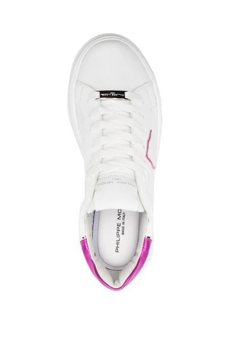 Temple Low Sneakers - Blanc Fucsia PHILIPPE MODEL | BJLDWM01