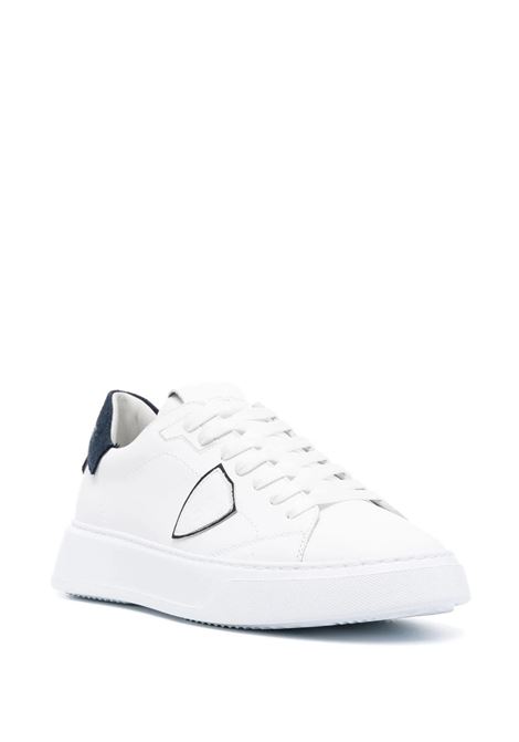 Temple Veau Sneakers - White And Blue PHILIPPE MODEL | BTLUVLL1