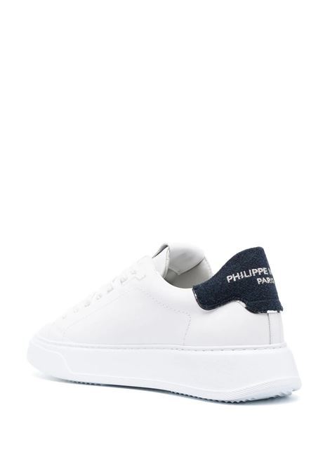 Temple Veau Sneakers - White And Blue PHILIPPE MODEL | BTLUVLL1