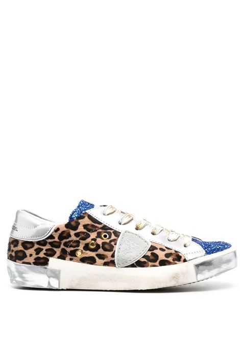 Sneakers Paris Low - Glitter, Animalier and Silver PHILIPPE MODEL | PRLDLG01