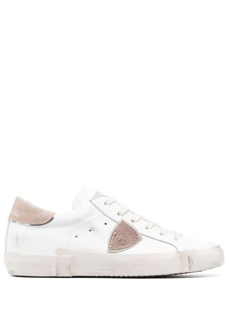 Paris Low Sneakers - White and Taupe PHILIPPE MODEL | PRLDVP19