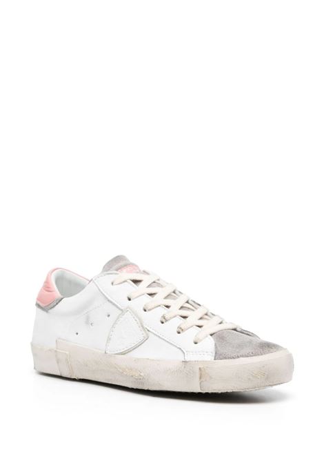 Sneakers Paris Low - White And Grey PHILIPPE MODEL | PRLDWX28