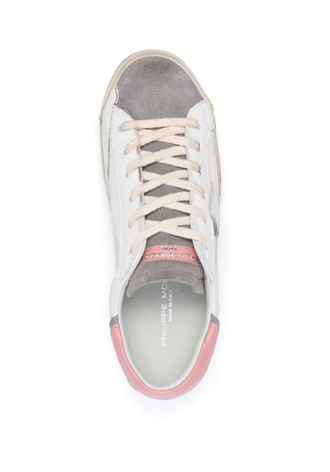 Paris Low Sneakers - White And Grey PHILIPPE MODEL | PRLDWX28
