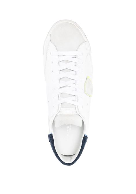 Sneakers Paris Low - White and Blue PHILIPPE MODEL | PRLUVLL1