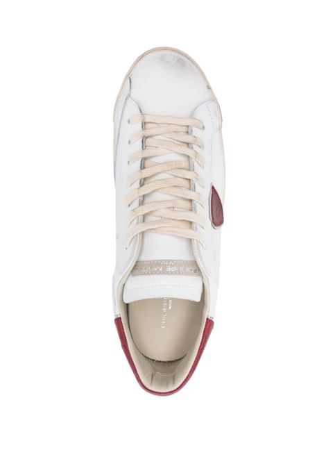Sneakers Paris Low - White and Red PHILIPPE MODEL | PRLUVP17
