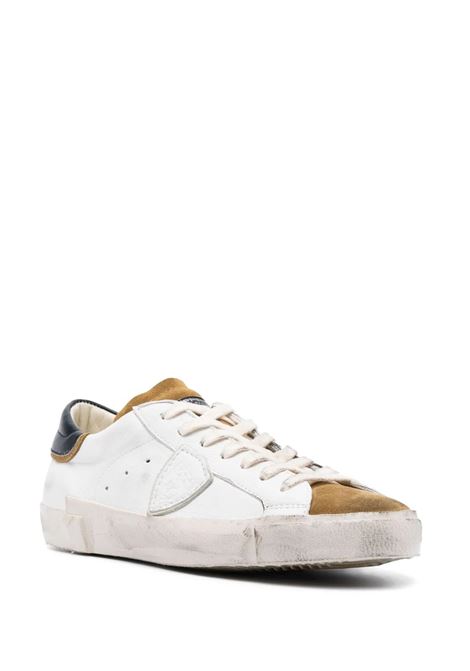 Sneakers Paris Low - White and Mustard PHILIPPE MODEL | PRLUWX21