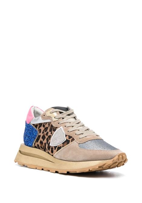 Tropez Haute Low Sneakers - Beige, Bluette and Pink PHILIPPE MODEL | TKLDLG01