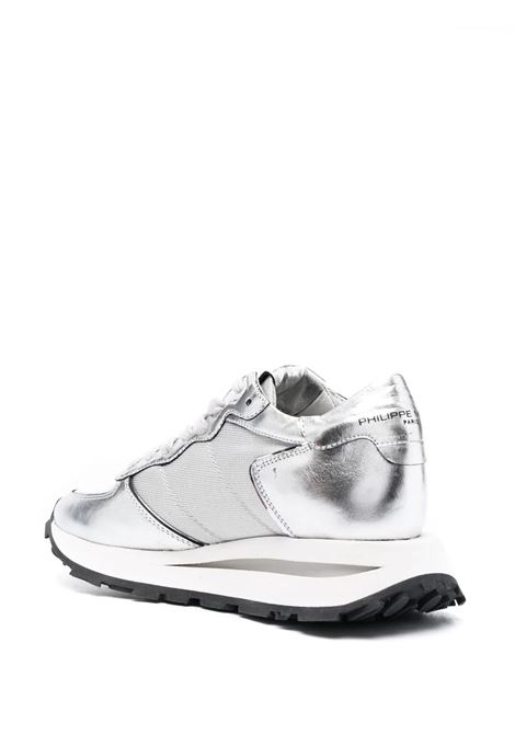 Tropez Haute Low Sneakers - Silver PHILIPPE MODEL | TKLDM001
