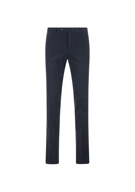Slim Fit Classic Trousers In Dark Blue Gabardine PT TORINO | CO-VT01Z00CL1-NU46Y380