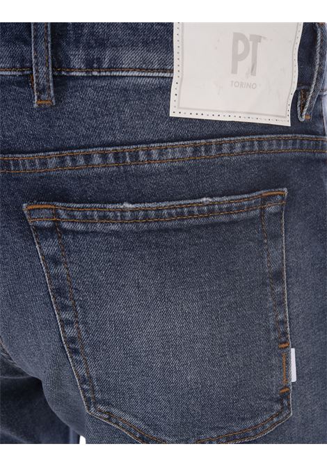 Jeans Soul Blu Scuro Con Effetto Slavato PT05 | C5-VJ05Z30BAS-OA43MM11