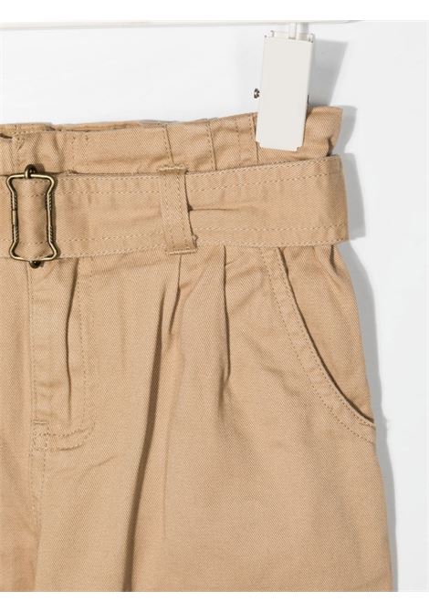Pantaloni Paper-Bag In Twill Kaki Vintage Con Cintura RALPH LAUREN KIDS | 312-869701001