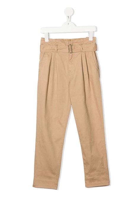 Vintage Khaki Twill Paper-Bag Pants With Belt RALPH LAUREN KIDS | 313-869701001
