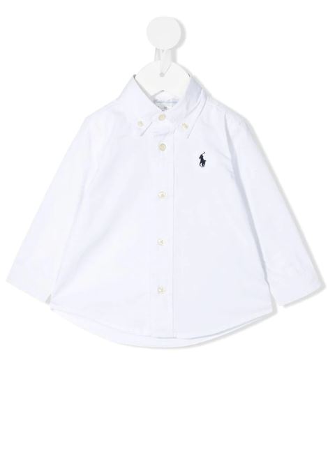 White Slim-Fit Oxford Shirt RALPH LAUREN KIDS | 320-819238001