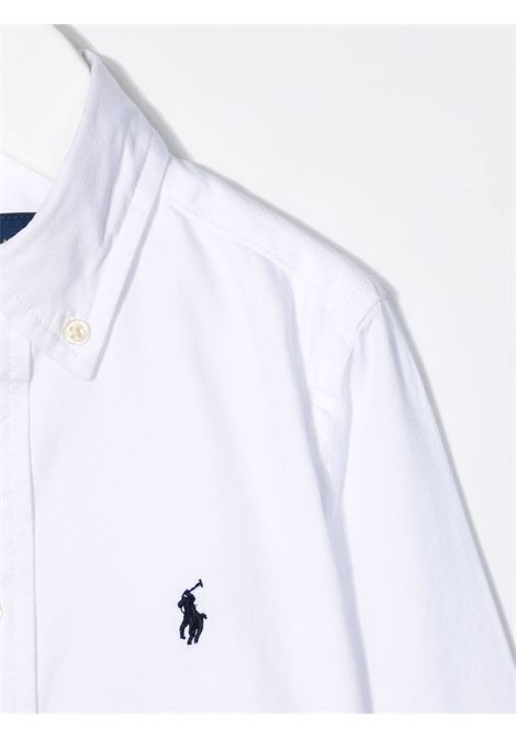 White Slim-Fit Oxford Shirt RALPH LAUREN KIDS | 321-819238001