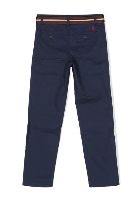 Pantaloni In Twill Flex Abrasion Blu Navy Newport RALPH LAUREN KIDS | 322-920581001