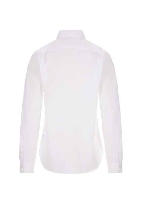 Camicia Relaxed-Fit In Cotone Bianco Con Pony a Contrasto RALPH LAUREN | 211-891376001