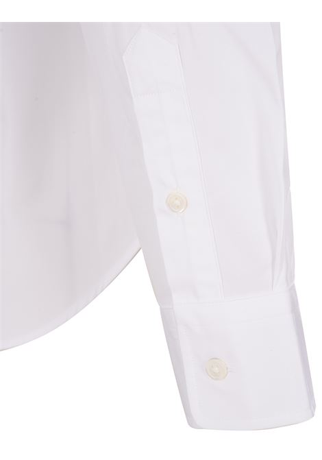 Camicia Relaxed-Fit In Cotone Bianco Con Pony a Contrasto RALPH LAUREN | 211-891376001
