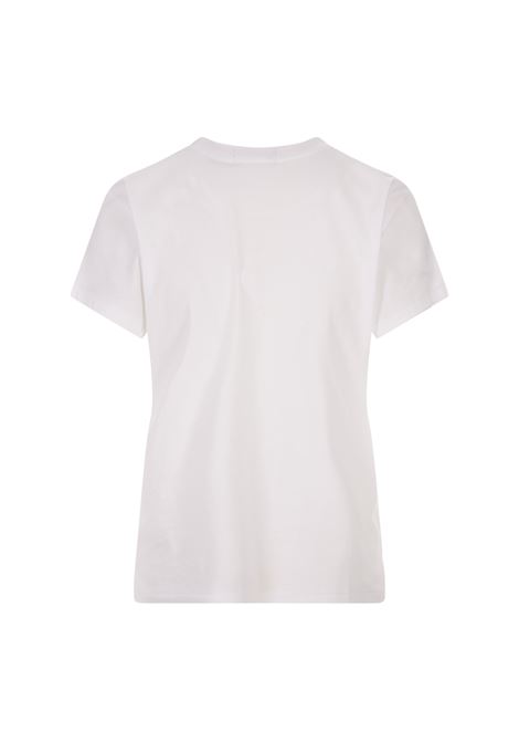 White T-Shirt With Contrasting Pony RALPH LAUREN | 211-898698005