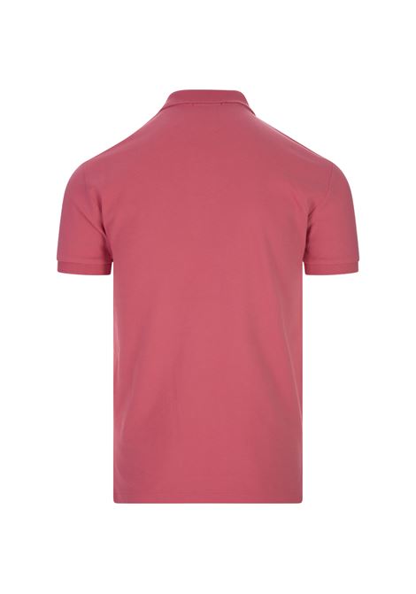 Pink Pique Polo Shirt With Pony RALPH LAUREN | 710-536856371