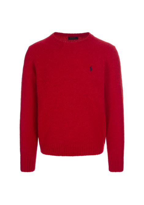 Red Texture Effect Sweater RALPH LAUREN | 710-918805003