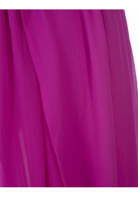 Ina Silk Chiffon Dress In Neon Pink RETROFETE | SS23-6520NPNK