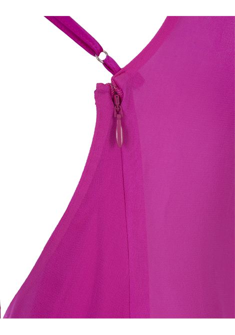 Neon Pink Fatima Silk Dress RETROFETE | SS23-6556NPNK