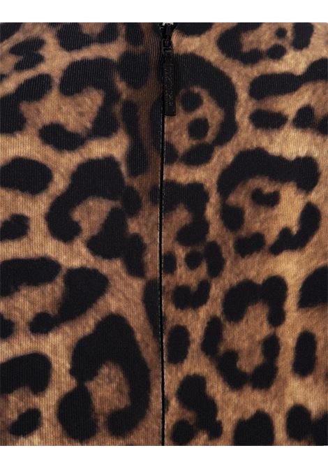 Mini Abito Con Stampa Leopard e Cut-Out ROBERTO CAVALLI | RKT126-LNH26Z0029
