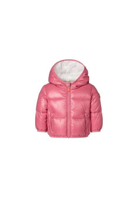 Jody Animal-Free Quilted Down Jacket With Hood In Bloom Pink SAVE THE DUCK KIDS | I30004X-LUCK1780036