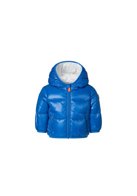 Jody Animal-Free Quilted Down Jacket With Hood In Blue Berry SAVE THE DUCK KIDS | I30004X-LUCK1790058