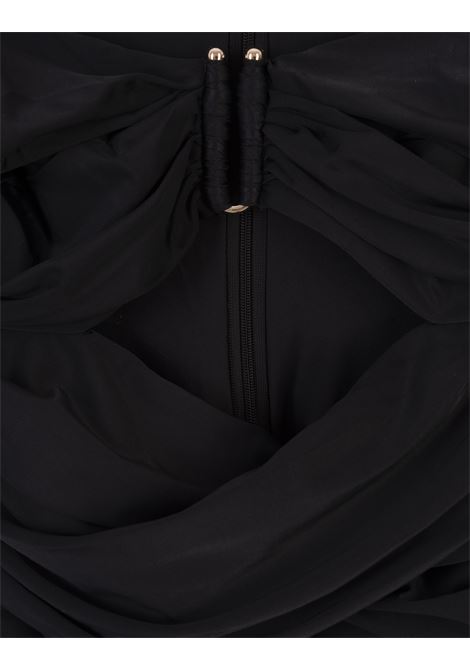 Black Jersey Mini Dress SELF PORTRAIT | PF23-055S-BBLACK