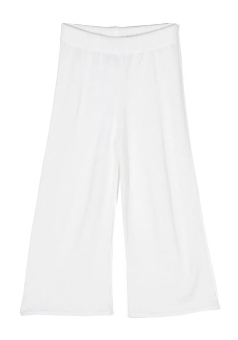 White Virgin Wool Wide Pants SIMONETTA | ST6A00-W0012100