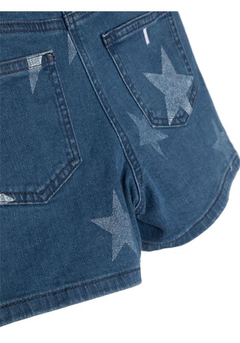 Blue Shorts with Star Print STELLA MCCARTNEY KIDS | TS6E29-Z0863620BC