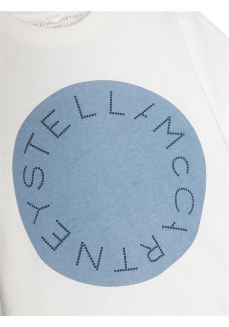 White T-Shirt with Stella Logo STELLA MCCARTNEY KIDS | TS8C01-Z0434101